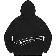 Supreme Black Tail Hooded Sweatshirt