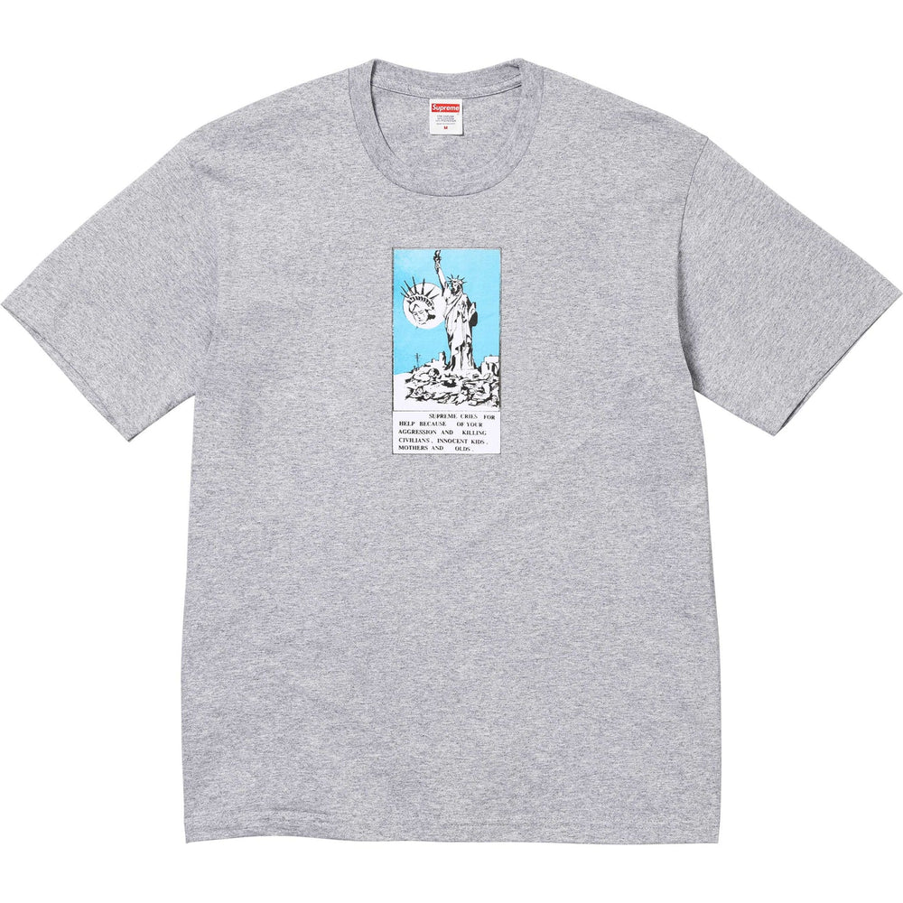 Supreme Liberty Tee Heather Grey