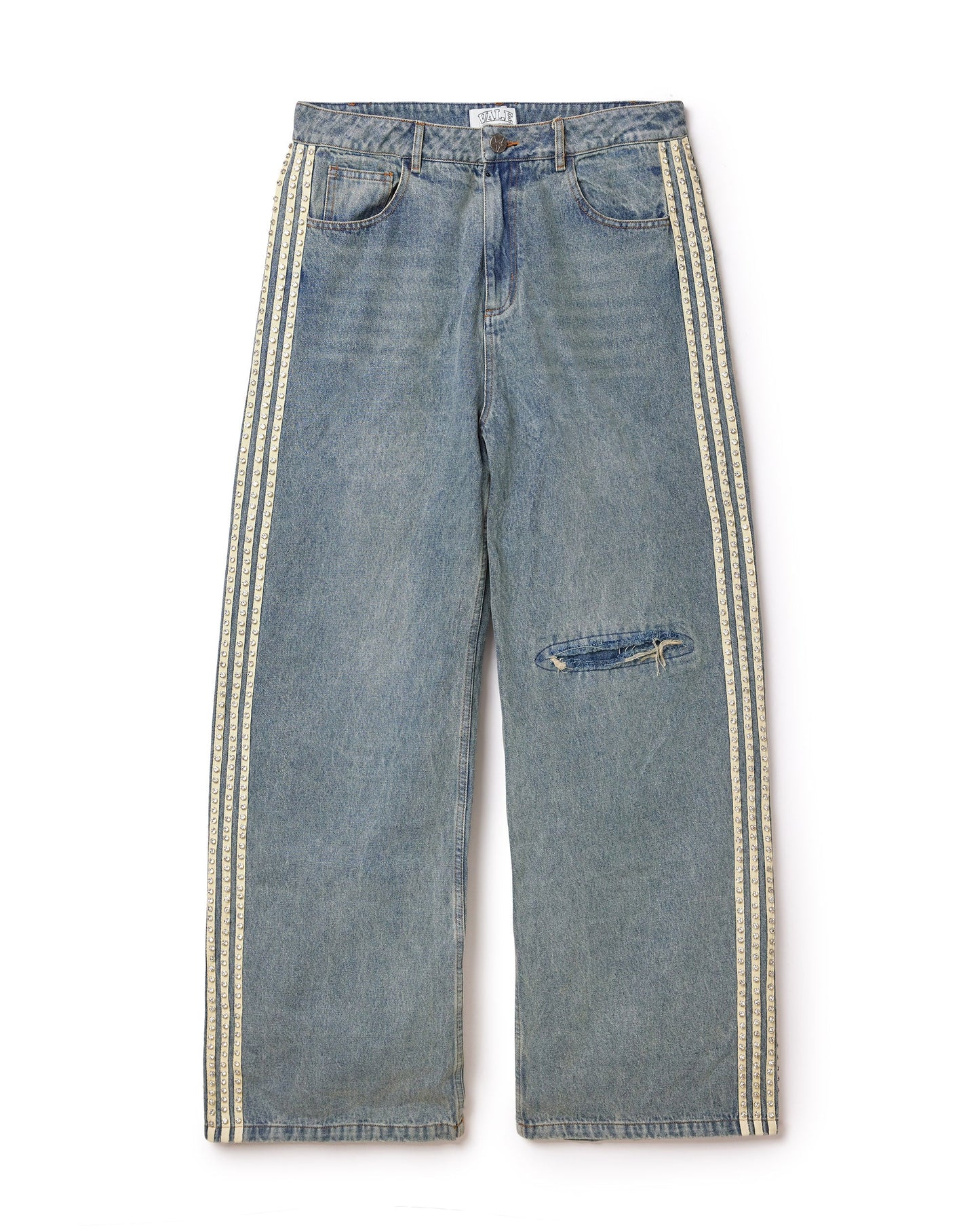 Vale Stripe Denim Pants