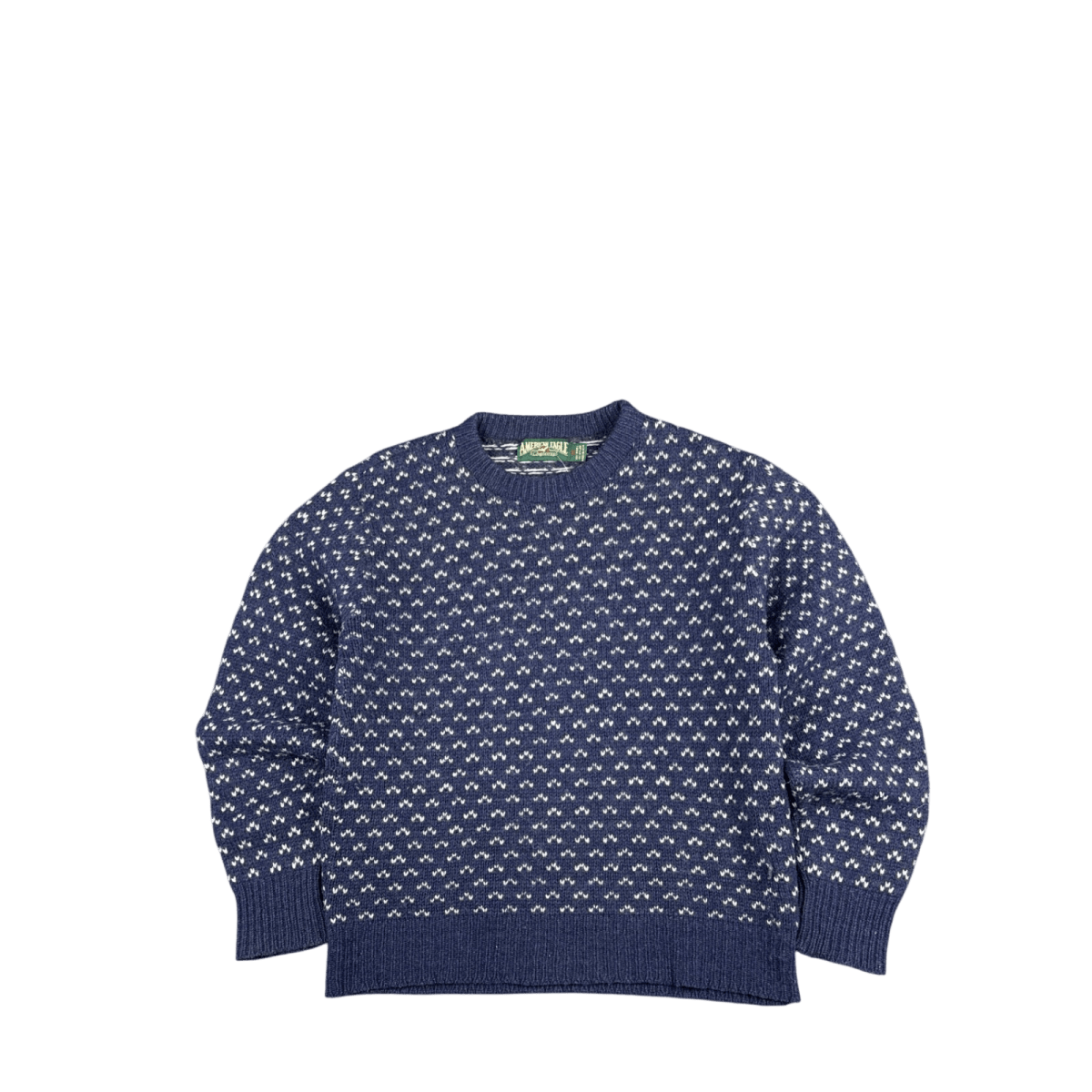 American Eagle Knit Sweater - Navy Blue (M)