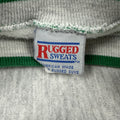 Rugged Sweats Masters Crewneck Sweatshirt - Heather Gray and Green