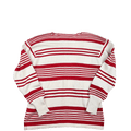 Polo by Ralph Lauren Striped Sweater - Red and Cream (M)