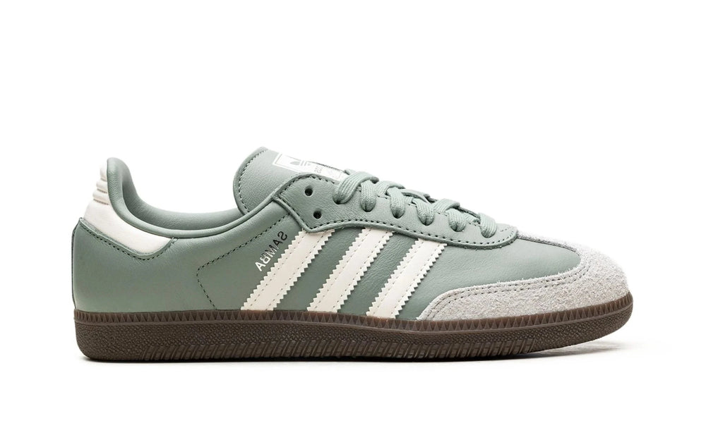 Adidas Samba OG Silver Green Chalk White