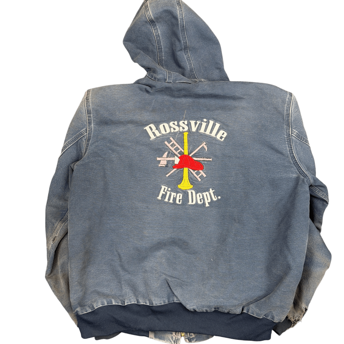 Carhartt Rossville Fire Dept. Hooded Jacket - Faded Blue
