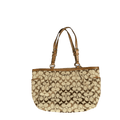 Coach Signature Jacquard Tote - Brown (null)