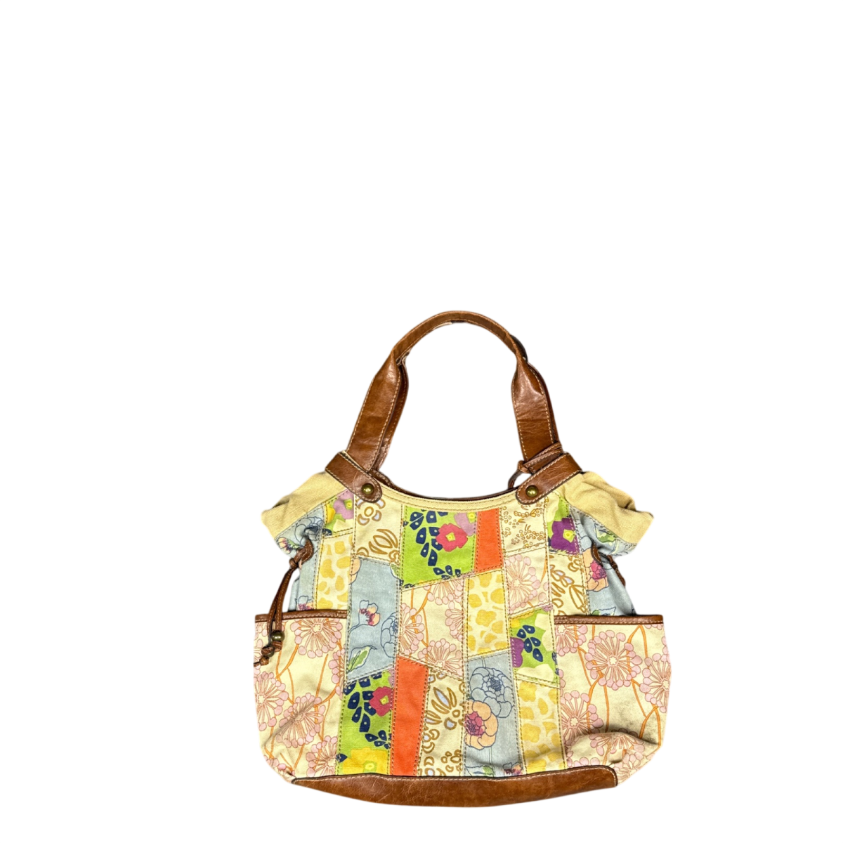 Fossil Patchwork Tote Bag - Multicolor