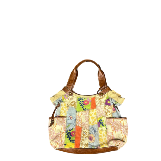 Fossil Patchwork Tote Bag - Multicolor
