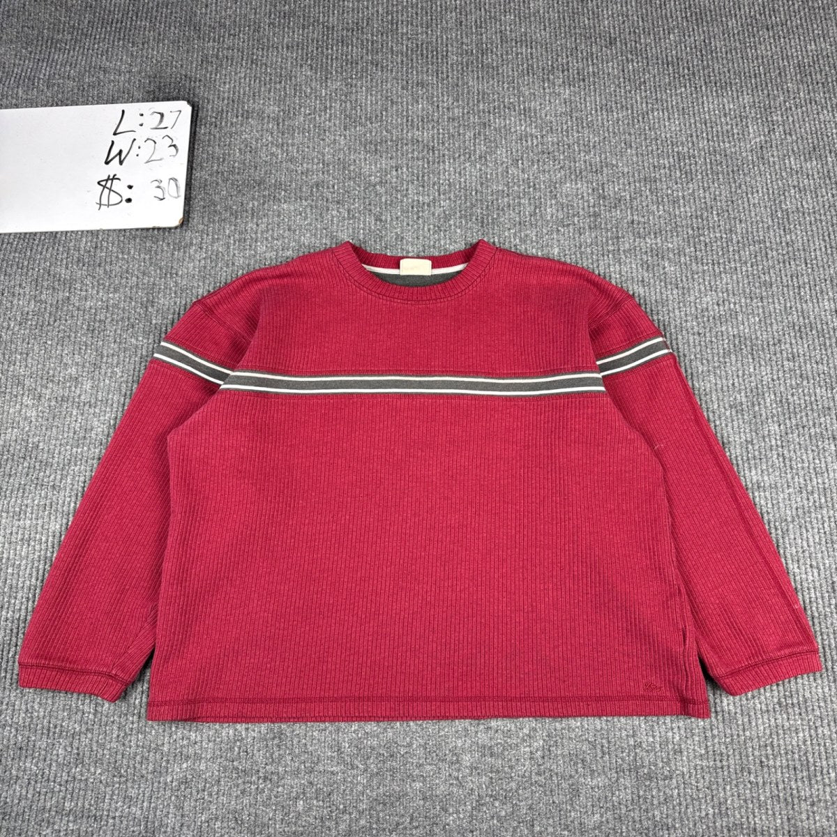 XCE Striped Pullover - Red (Unknown Size)