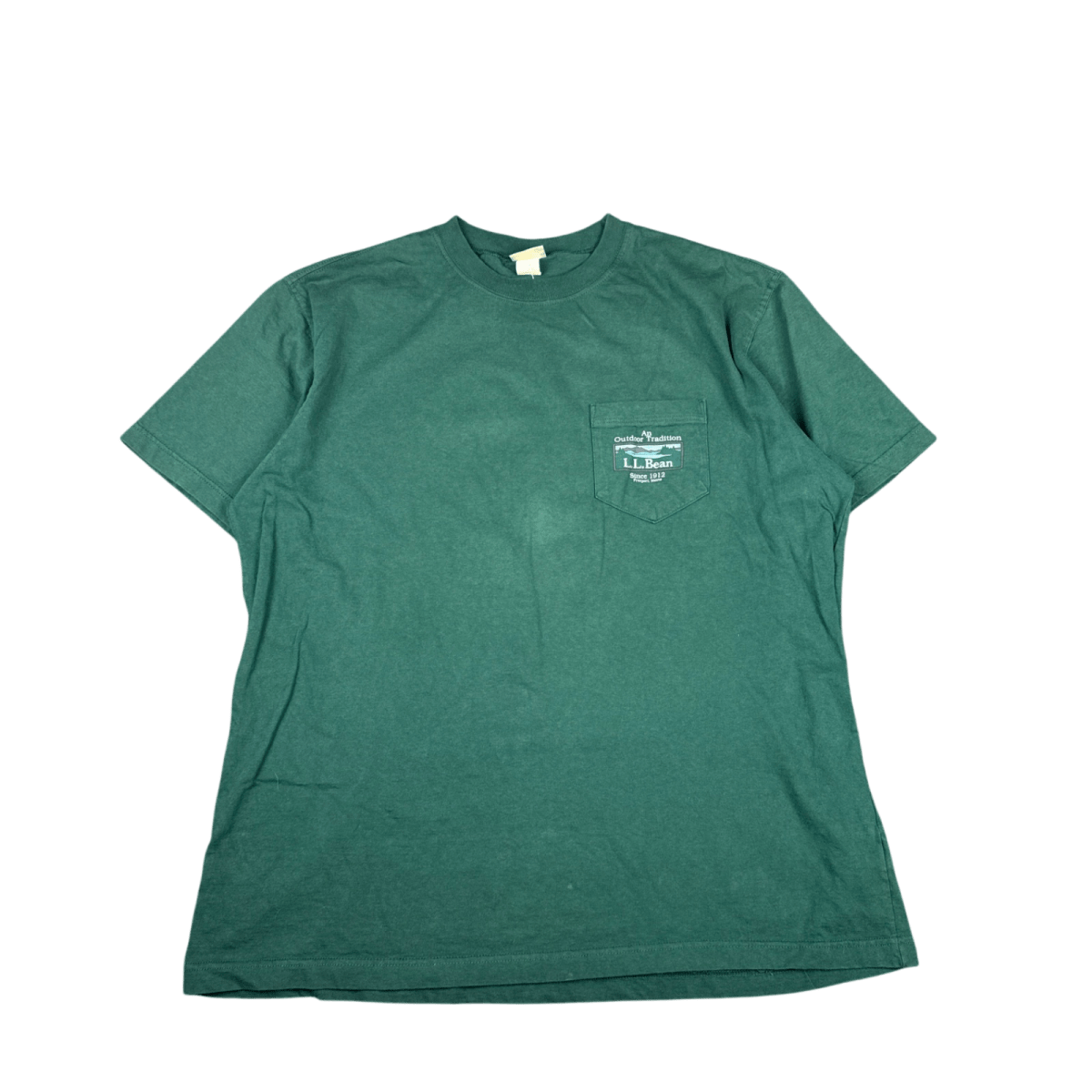 L.L. Bean Pocket Tee - Green (XL)