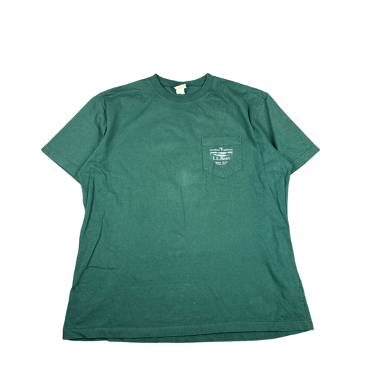 L.L. Bean Pocket Tee - Green (XL)
