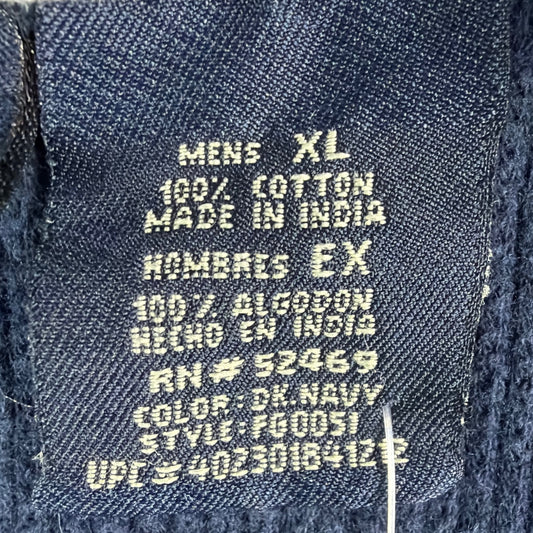 null Waffle Knit Long Sleeve - Dark Navy (XL)