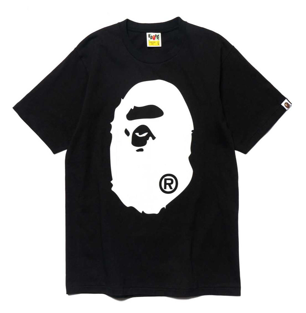 Used BAPE Simple Logo Tee Black