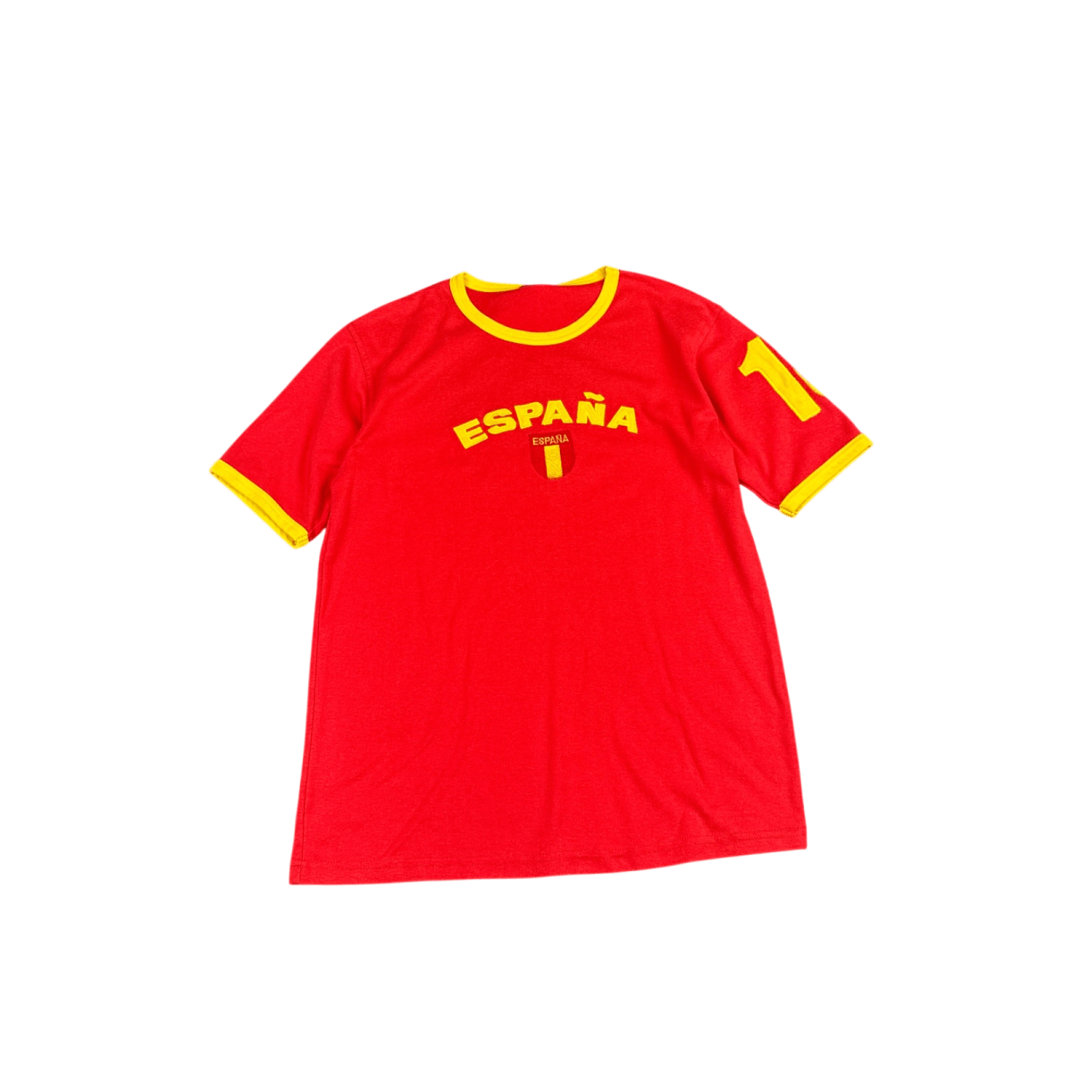 España Soccer Jersey - Red/Yellow (M)
