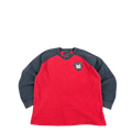 Abercrombie 92 Patch Crewneck - Red & Charcoal (L)
