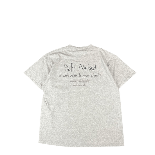 TULTEX Graphic Tee - Heather Gray (XL)