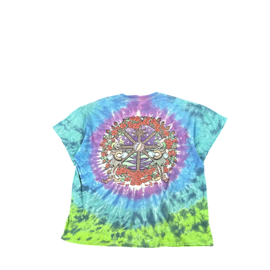 Liquid Blue Tie-Dye Graphic Tee - Multicolor (2XL)