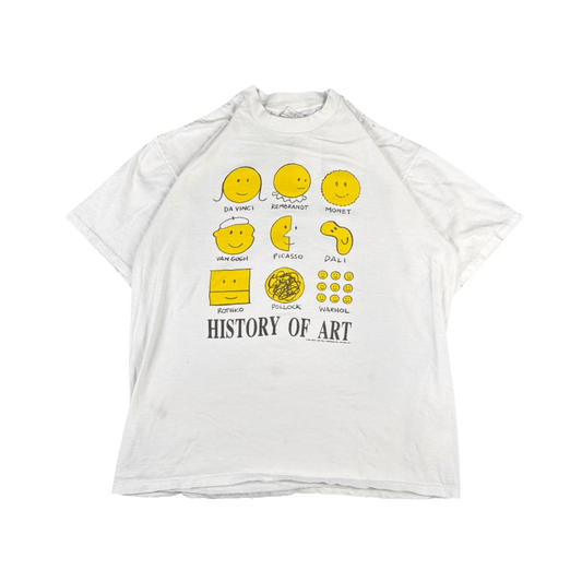 Sock And Roll History of Art Graphic Tee - White (XL)