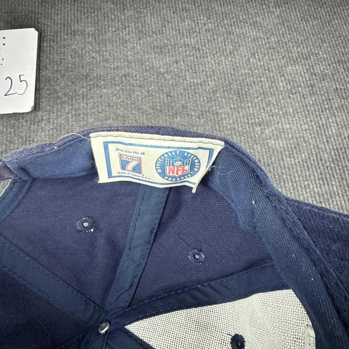 Logo 7 Denver Broncos Hat - Navy Blue (One Size)