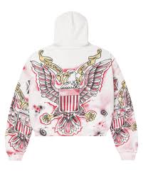 Vale White Flag Zip up