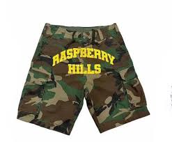 Raspberry Hills Camo Shorts