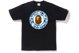 Bape Busy Work Black Blue Camo