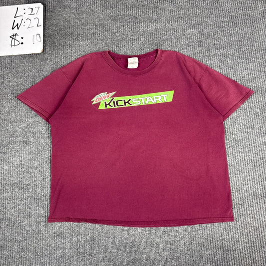 Gildan Kickstart Tee - Burgundy (L)
