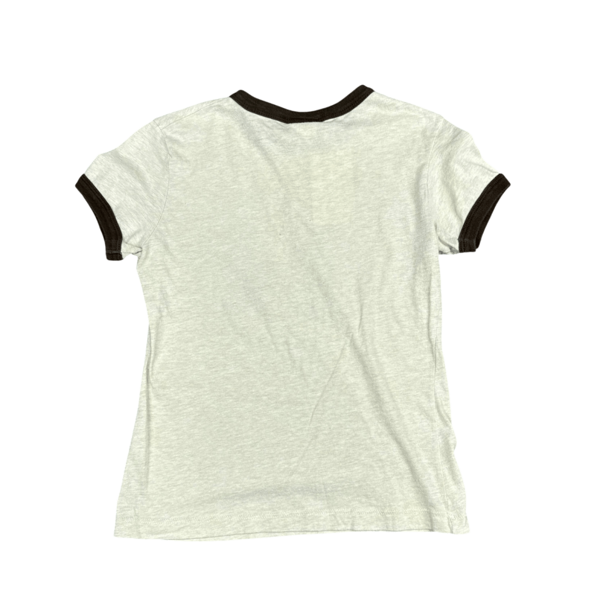 Curious George Ringer T-Shirt - Cream/Brown (M)