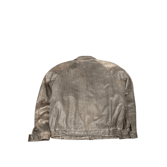 John Ashford Leather Jacket - Brown (L)