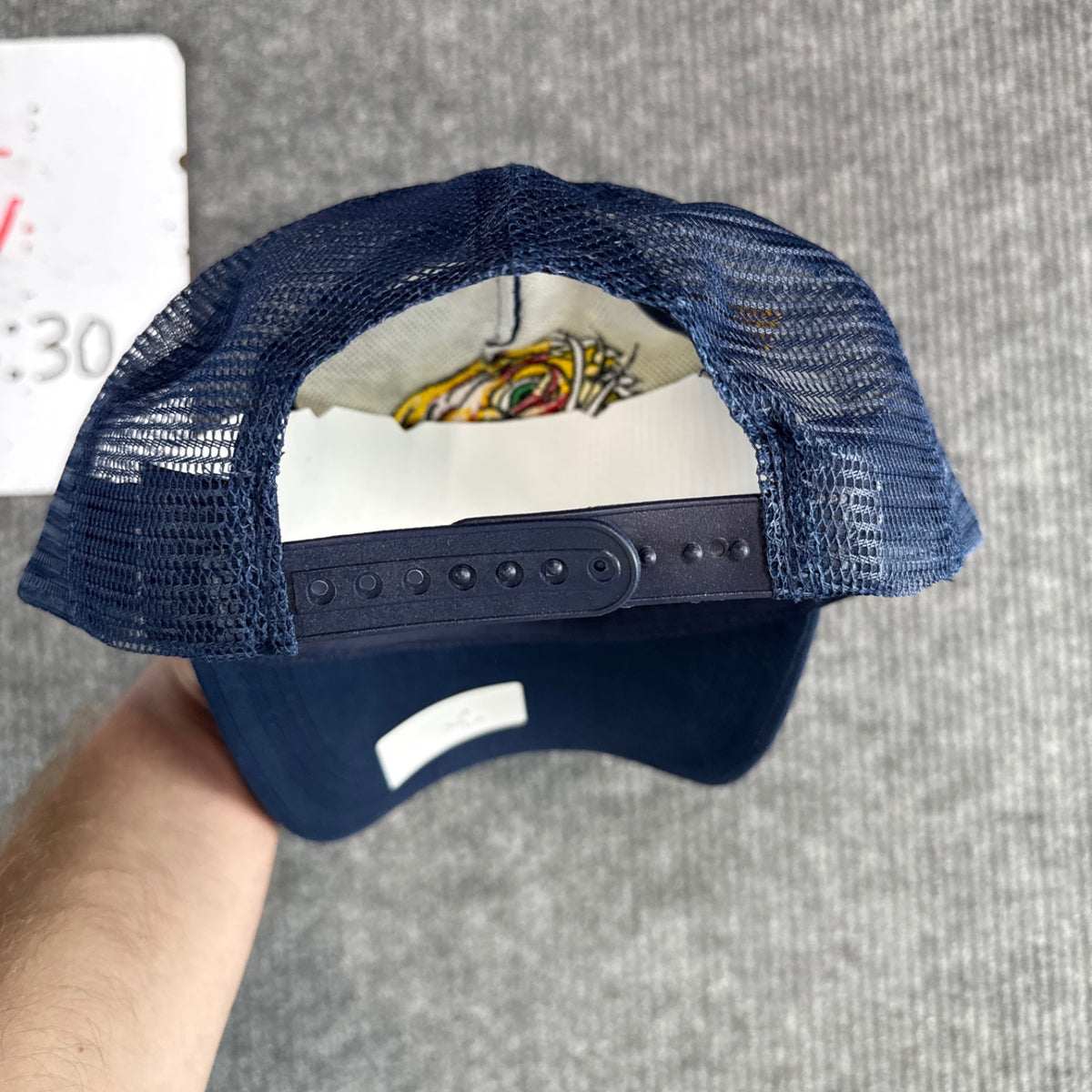 Don Ed Hardy Tiger Trucker Hat - Navy Blue – The Atelier