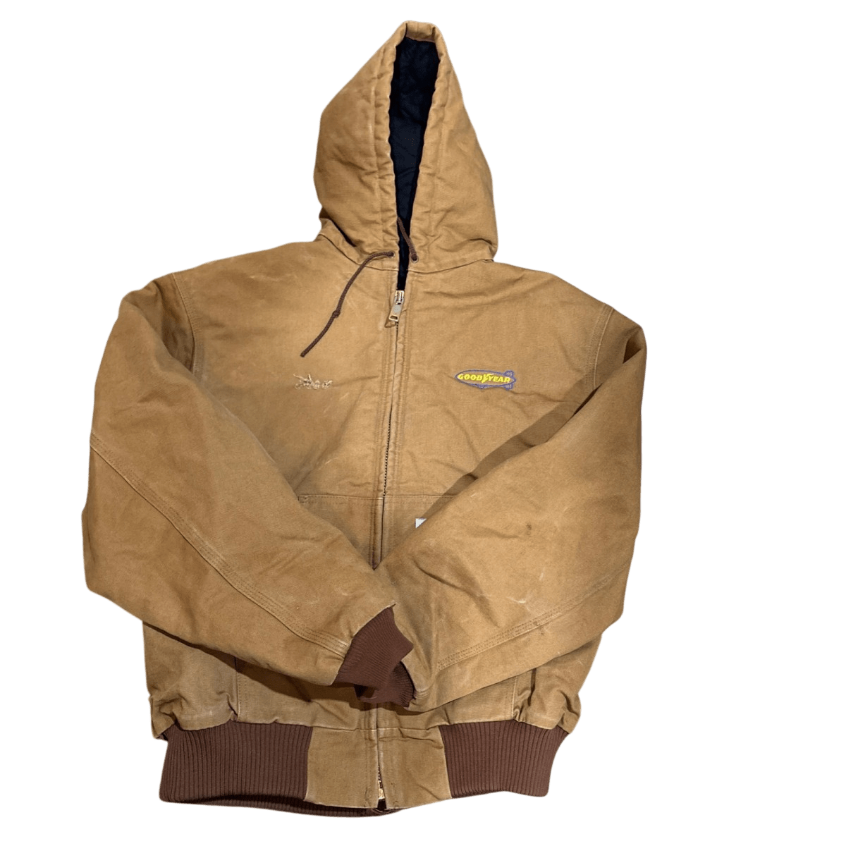 Goodyear Hooded Work Jacket - Brown