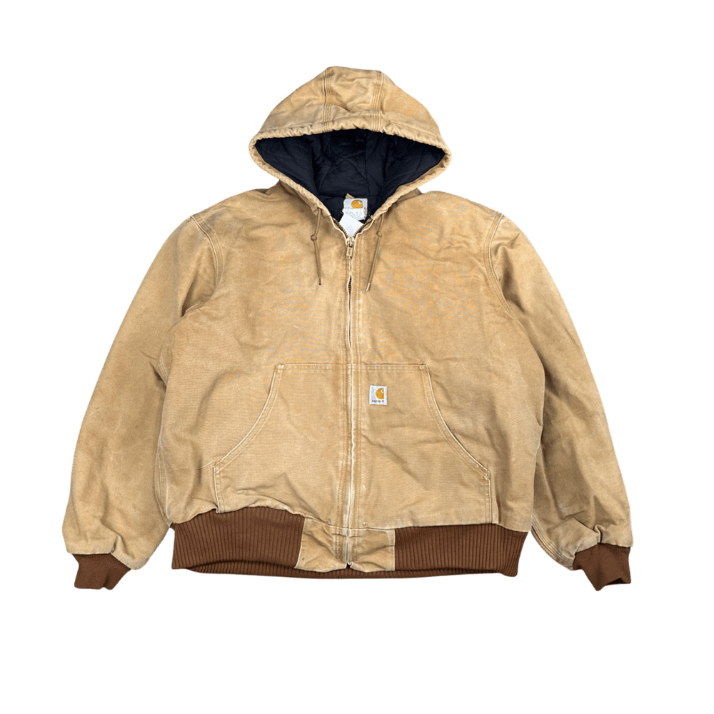 Carhartt Hooded Work Jacket - Brown (L)