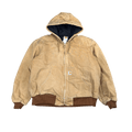 Carhartt Hooded Work Jacket - Brown (L)