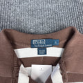 Polo by Ralph Lauren Striped Polo - Brown/White (L)
