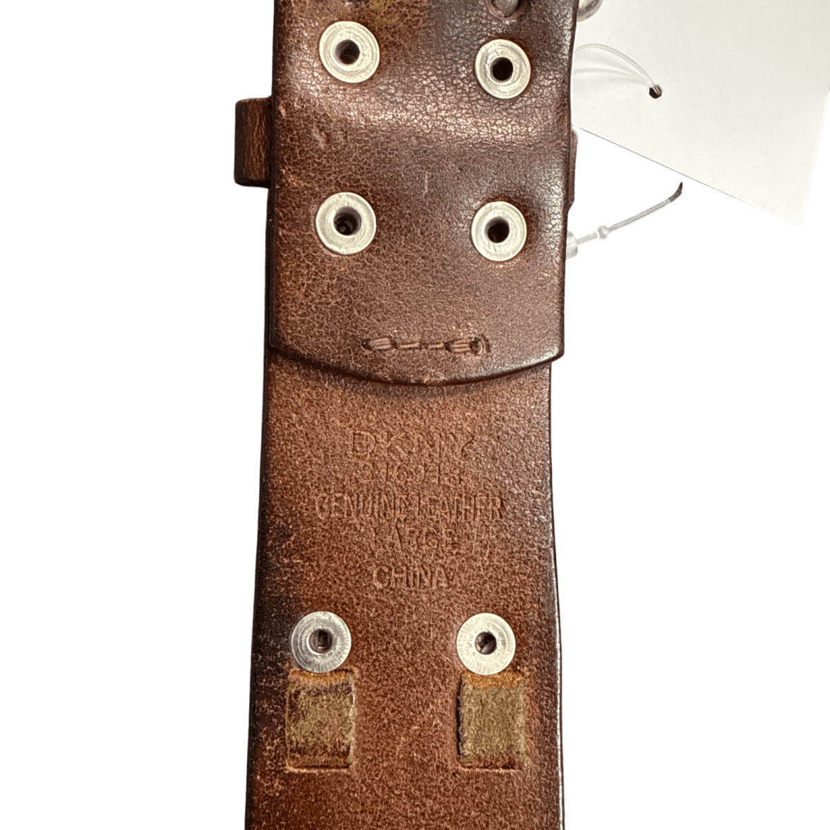 DKNY Genuine Leather Belt - Brown (Large)