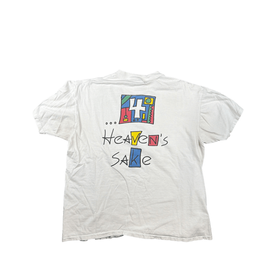 Oneita Power-T What on Earth Are You Doing T-Shirt - White (XL)