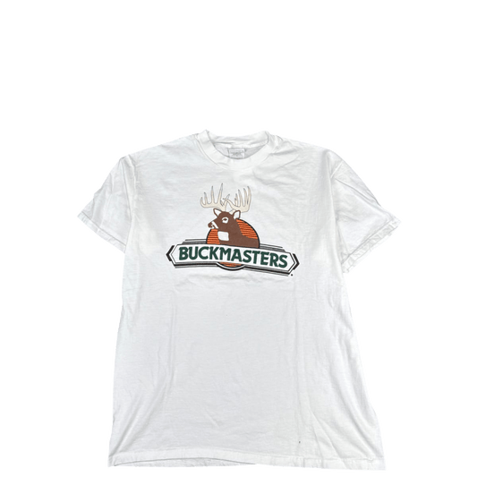 Hanes Buckmasters Graphic Tee - White (XL)