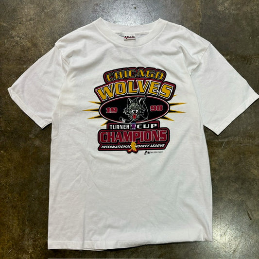 DS 1998 Chicago Wolves Turner Cup Tee