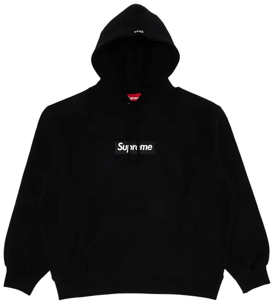 Supreme Black Box Logo Hooded Sweatshirt