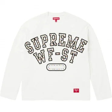 Supreme Athletic Studded LS Top White