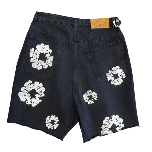 Denim Tears Cotton Wreath Jean Short Black