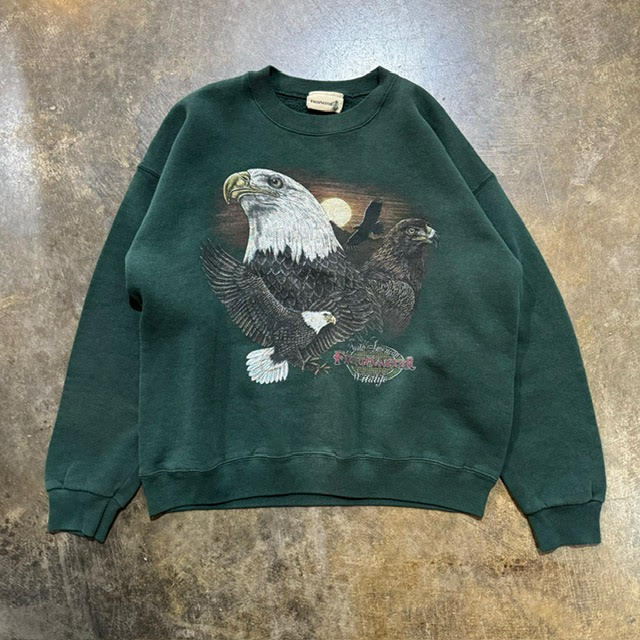 90's FIeldmaster Black Eagle Graphic Sweatshirt