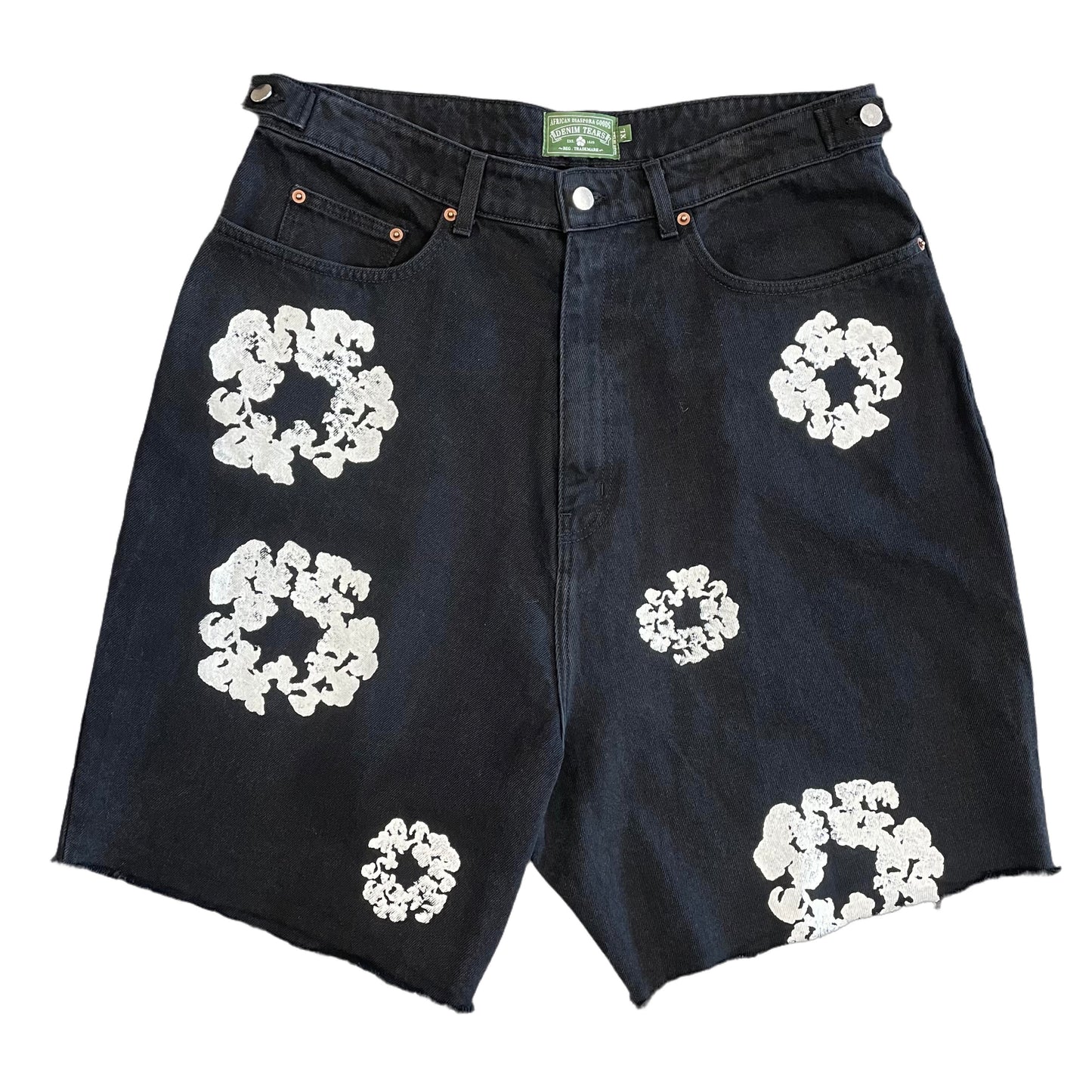 Denim Tears Cotton Wreath Jean Short Black