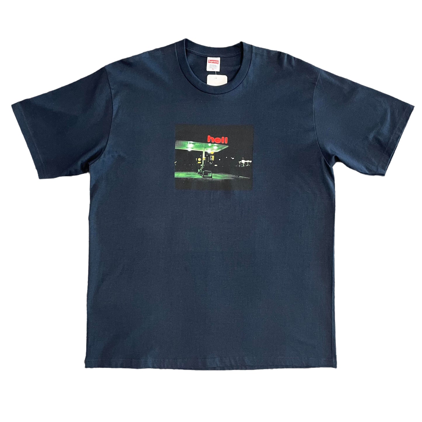 Supreme Hell Tee Shirt Navy