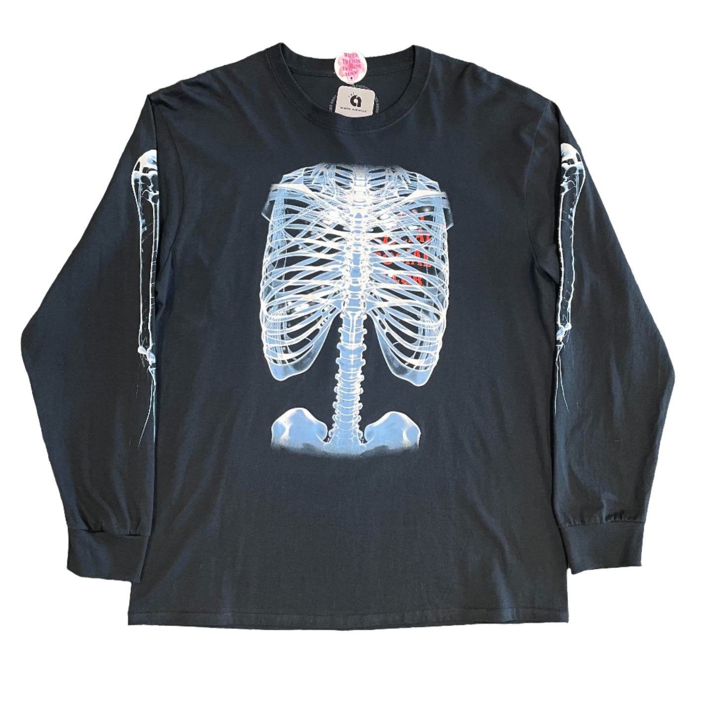 ASSC Long Sleeve Tee Bones Black