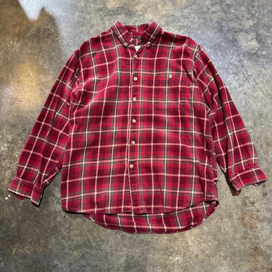 Vintage Red Plaid Flannel