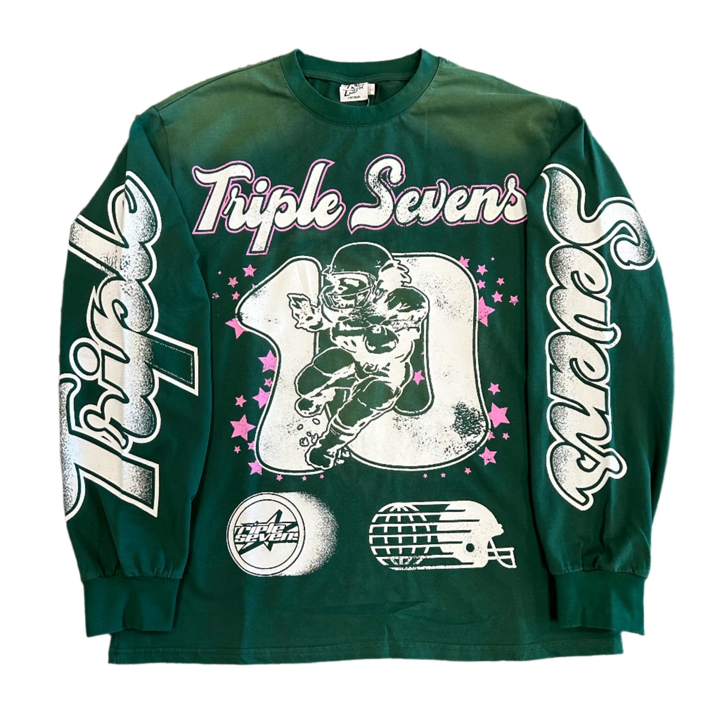 Triple Seven All Star L/S Green