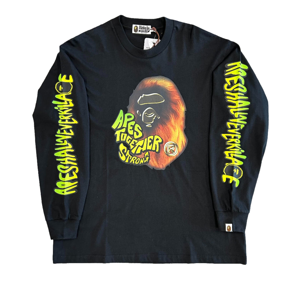 Bape Sport Graphic LS Black