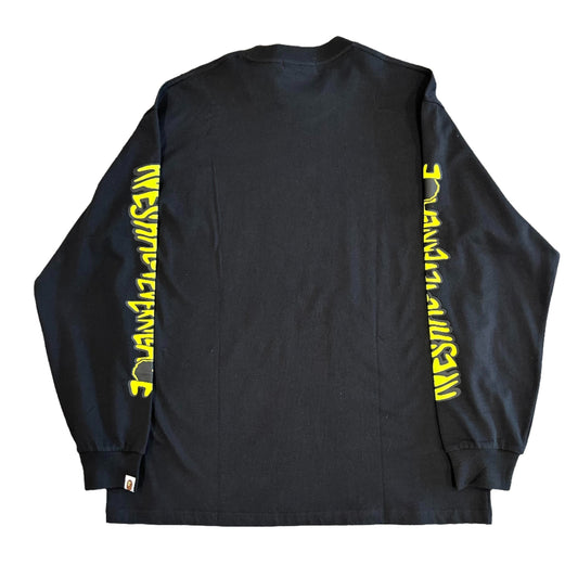 Bape Sport Graphic LS Black