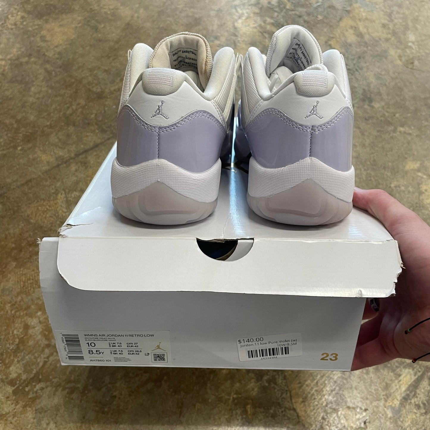 Jordan 11 low Pure Violet (w)