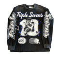 Triple Seven All Star L/S Black